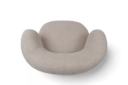 Relaxační křeslo Skindi otočné Křeslo čalouněná Skindi obrotowy 