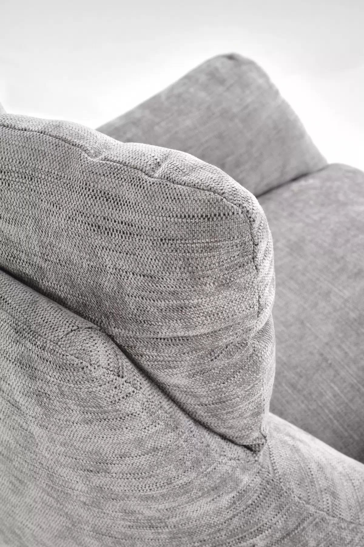 Otočné čalouněné křeslo Soremi - šedá / černé nožky Křeslo čalouněná Soremi obrotowy - popelavá / Nohy černá