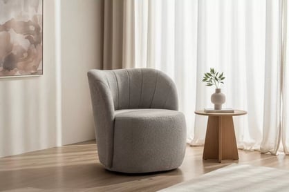 Odpočinkové křeslo Soya - šedá bouclé Catch Me 24 Křeslo čalouněná Soya - šedá boucle Catch Me 24