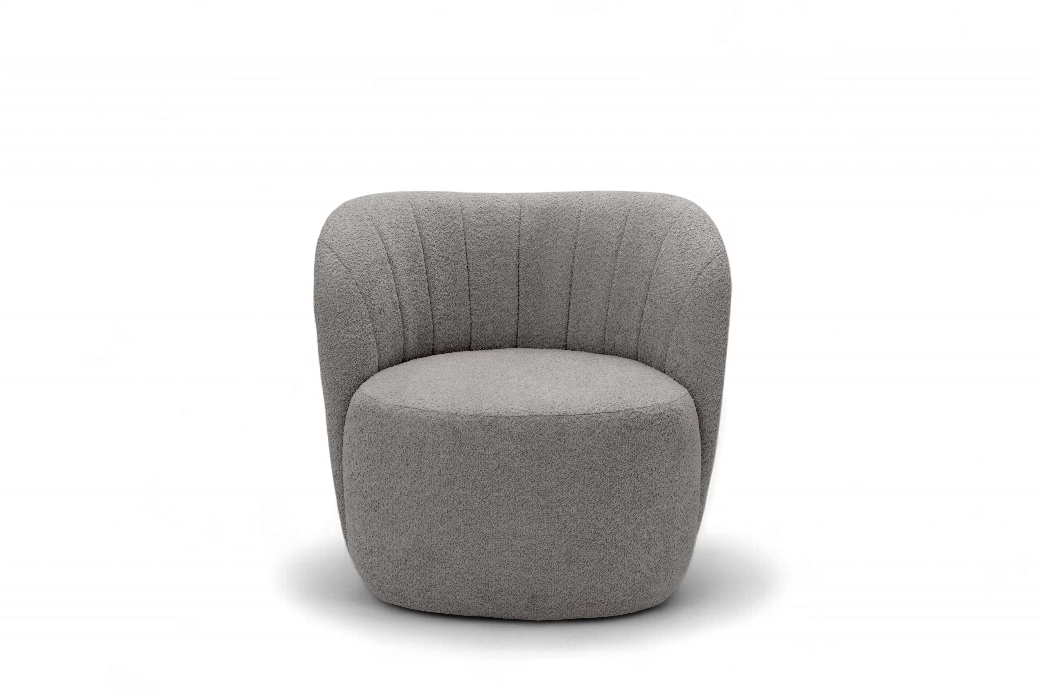 Odpočinkové křeslo Soya - šedá bouclé Catch Me 24 Křeslo čalouněná Soya - šedá boucle Catch Me 24