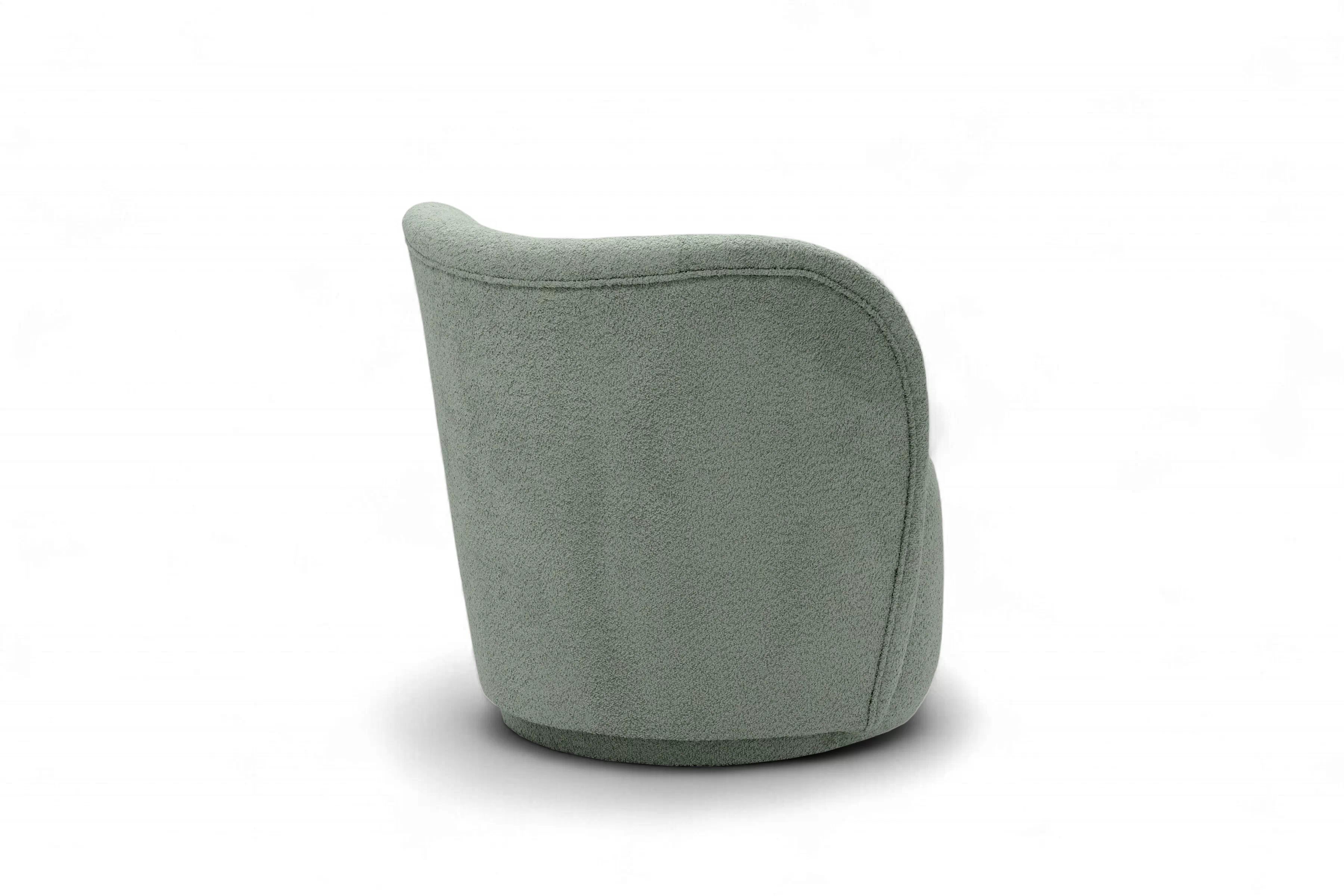 Relaxační křeslo Soya - zelená bouclé Catch Me 13 Křeslo čalouněná Soya - zielona boucle Catch Me 13