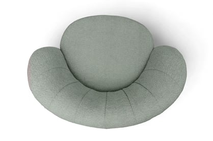 Relaxační křeslo Soya - zelená bouclé Catch Me 13 Křeslo čalouněná Soya - zielona boucle Catch Me 13