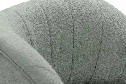 Relaxační křeslo Soya otočné - zelená bouclé Catch Me 13 Křeslo čalouněná Soya obrotowy - zielona bocule Catch Me 13