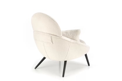 Relaxačné kreslo Velmina - krémový zamat Kreslo odpočinkové Velmina - Krémový plusz