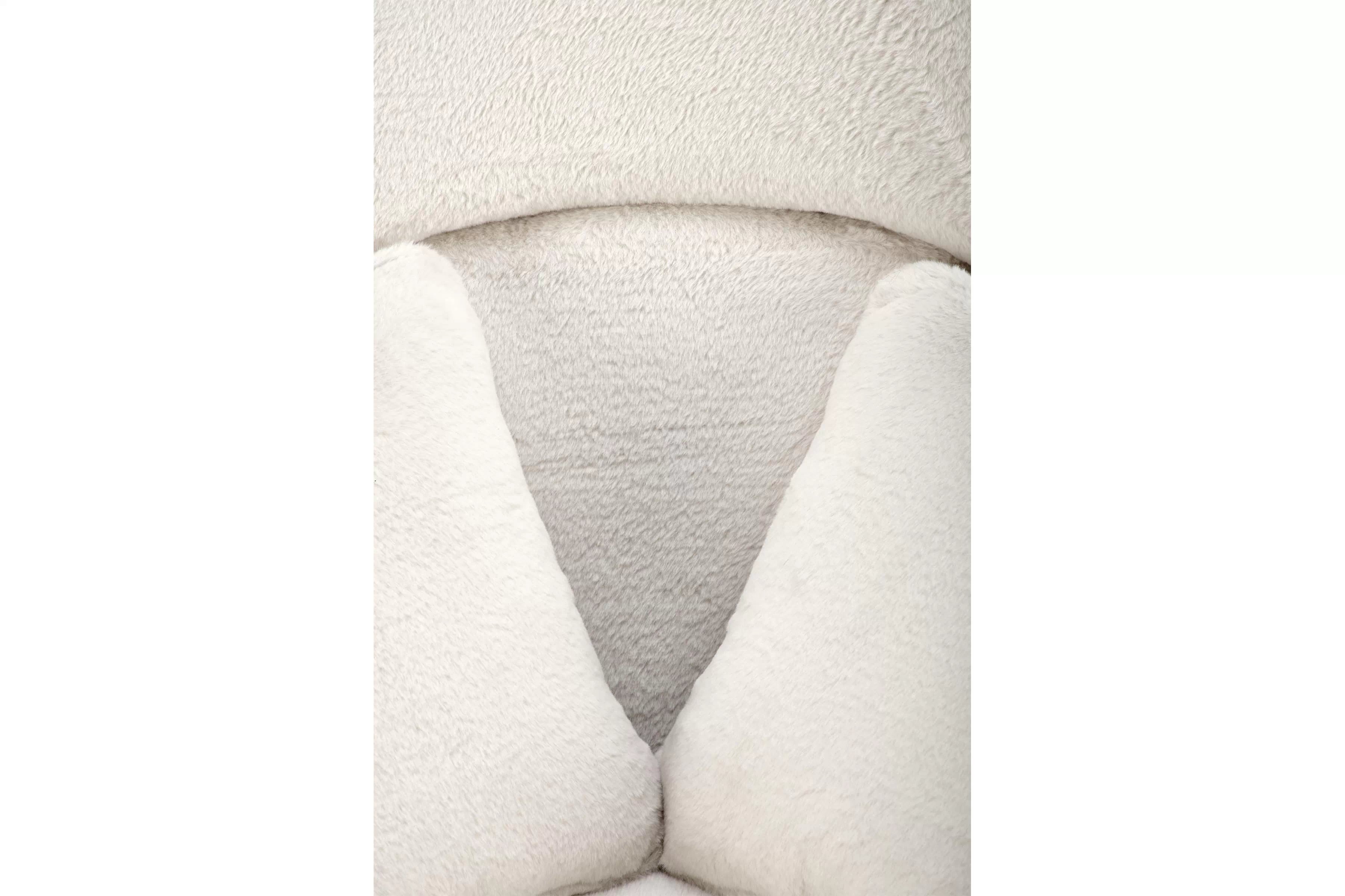 Relaxačné kreslo Velmina - krémový zamat Kreslo odpočinkové Velmina - Krémový plusz