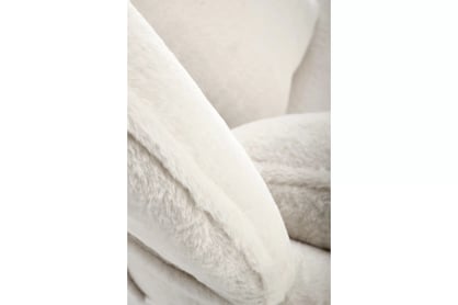 Relaxačné kreslo Velmina - krémový zamat Kreslo odpočinkové Velmina - Krémový plusz