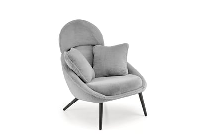 Hojdacie kreslo Velmina - sivý zamat