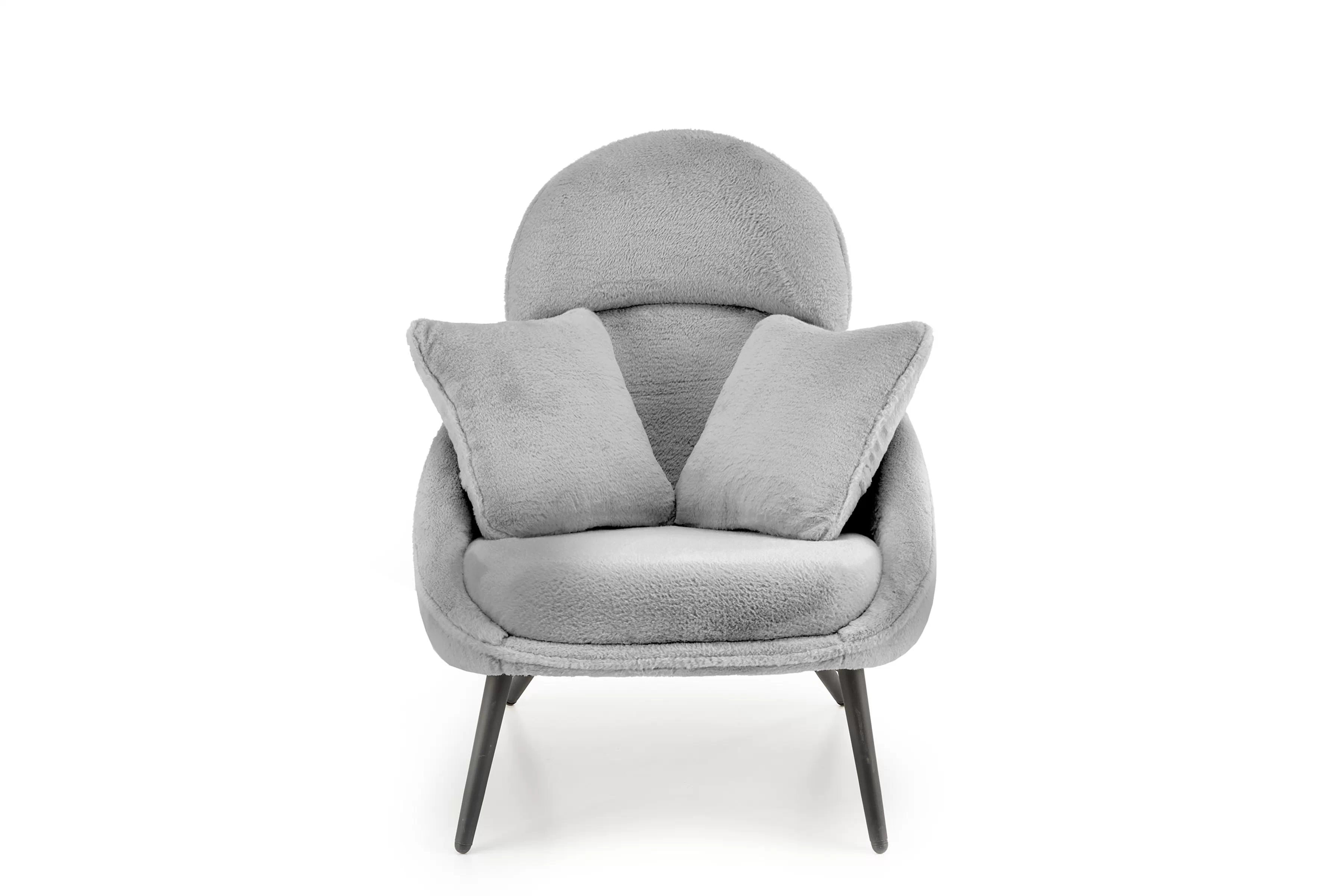 Hojdacie kreslo Velmina - sivý zamat Kreslo odpočinkové Velmina - Popolový plusz