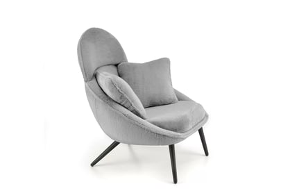 Hojdacie kreslo Velmina - sivý zamat Kreslo odpočinkové Velmina - Popolový plusz