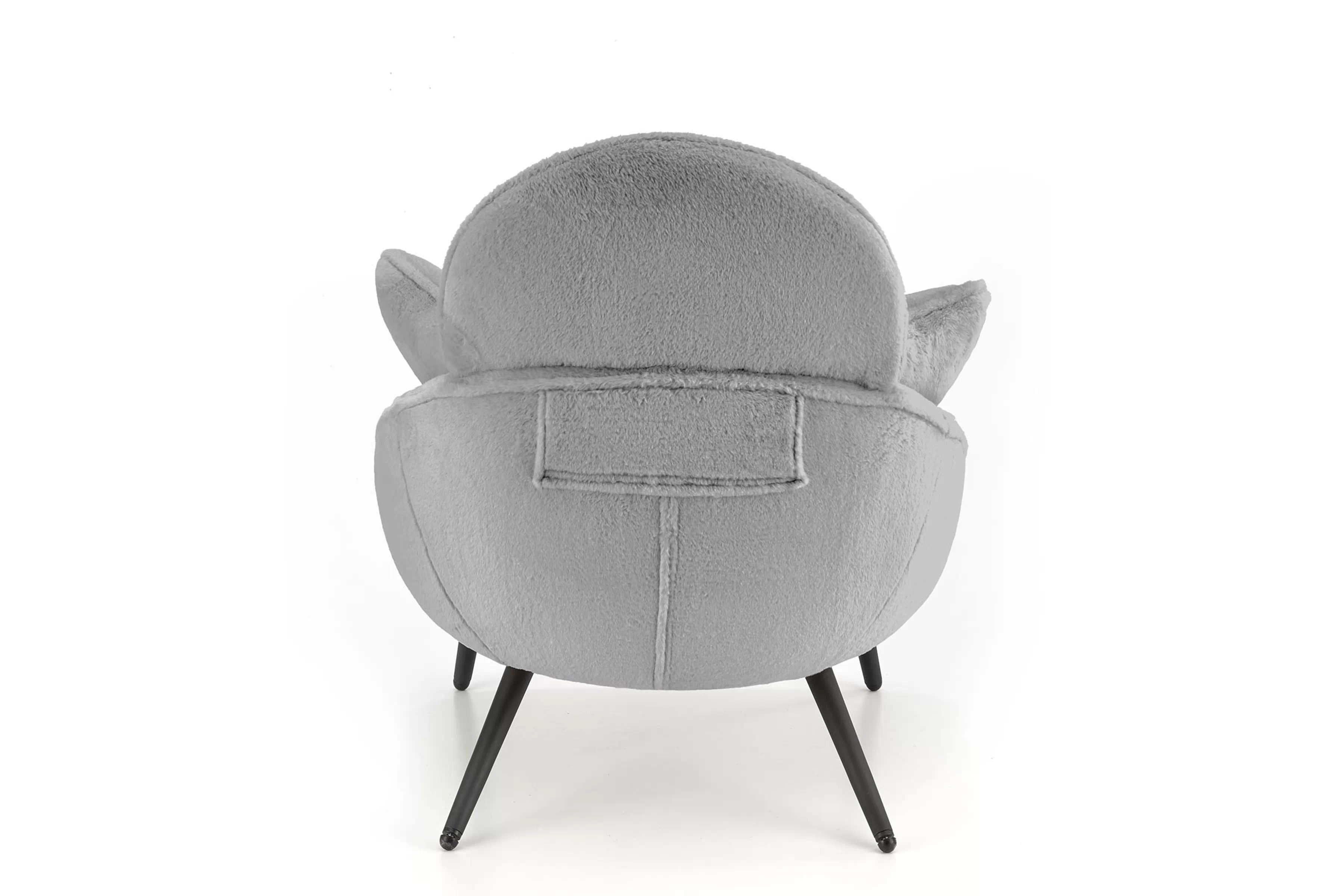 Hojdacie kreslo Velmina - sivý zamat Kreslo odpočinkové Velmina - Popolový plusz