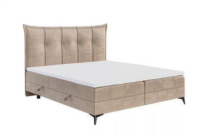 Boxspring posteľ s úložným priestorom Dafaro 140x200