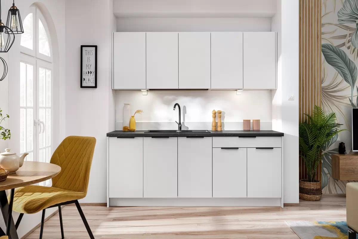 Přední panel pro myčku Ilandia FZMYW45 - bílý mat / skrytý panel přední část do zamywarki Ilandia FZMYW45 se skrytým panelem - bílý mat