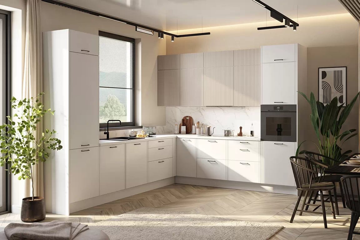 Čelní panel Kammono F FZMYW60 – pro myčku 60 cm s plným krytím Přední část myčky nádobí 60cm Kammono F FZMYW60 se skrytým panelem