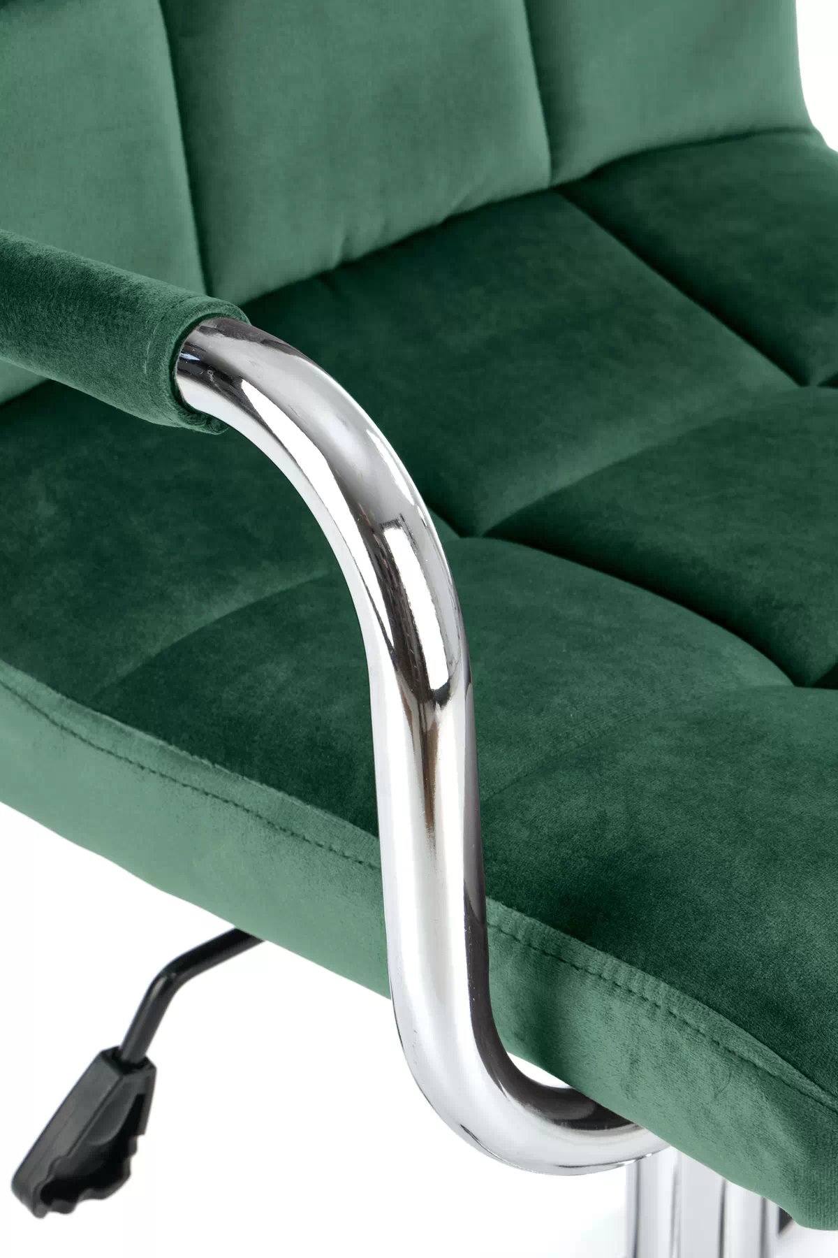 Kancelářská židle Silma s područkami - tmavě zelený samet Bluvel 78 gonzo 4 Křeslo Pro mladé tmavý Zelený velvet