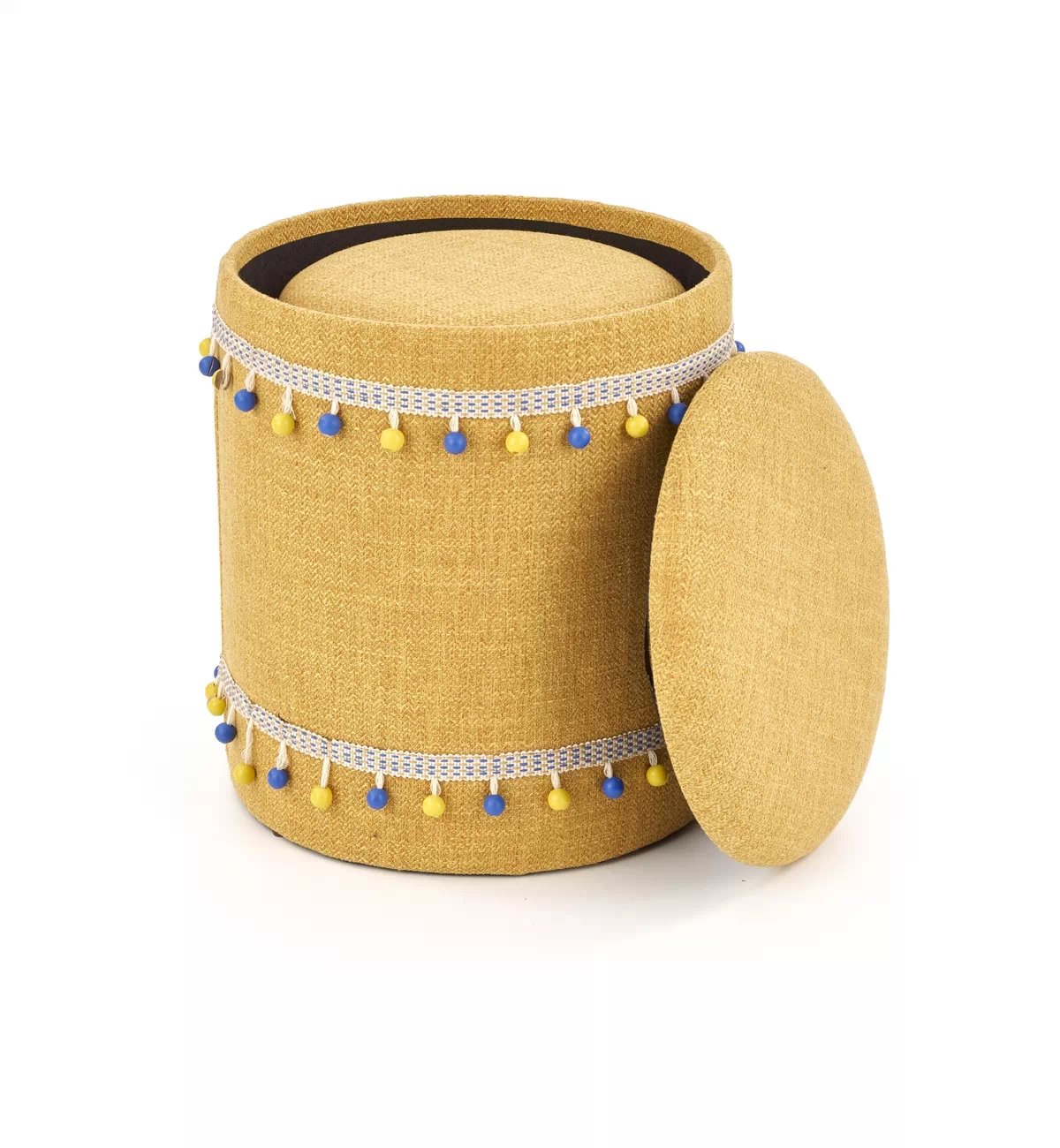 Sada taburetů Grado -2 ks - žlutá grado Komplet 2 puf, žlutý