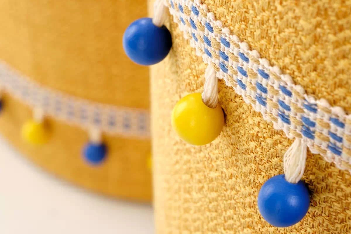 Sada taburetů Grado -2 ks - žlutá grado Komplet 2 puf, žlutý