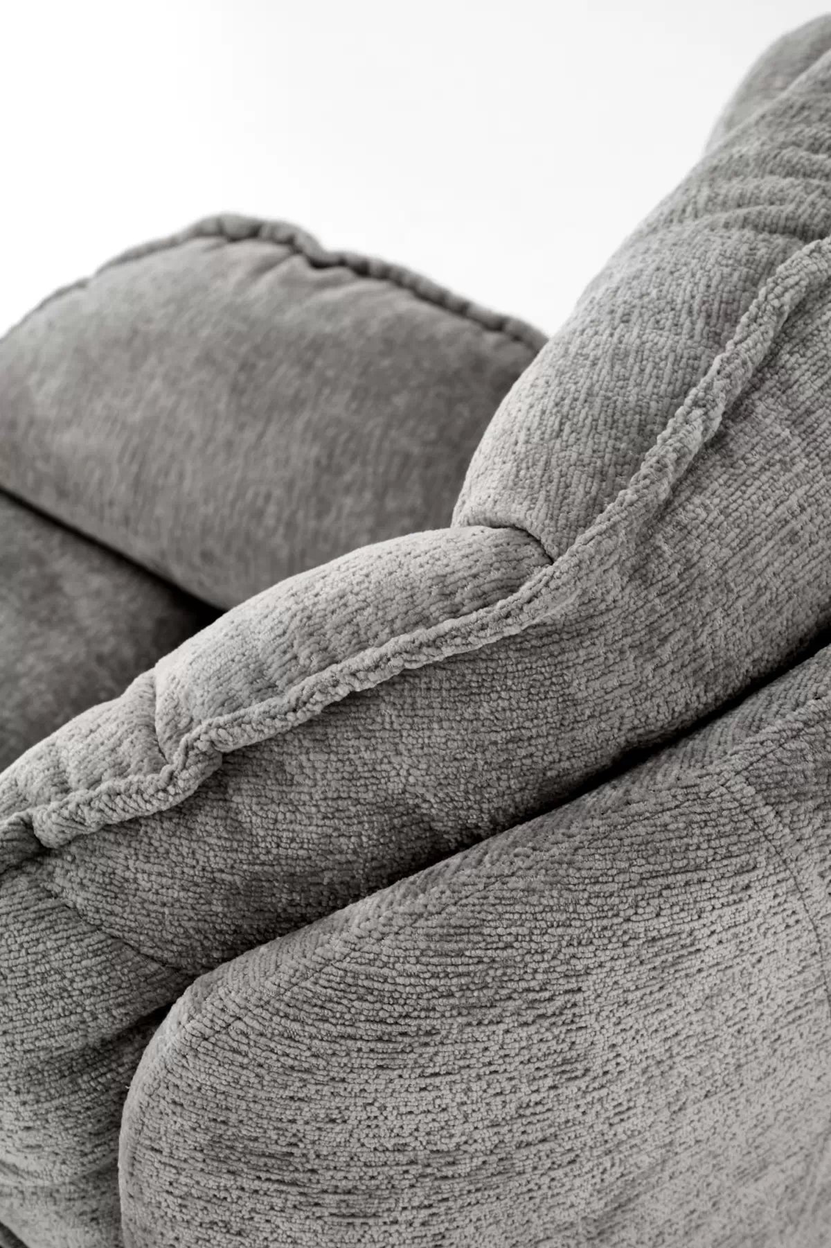 Otočné relaxačné kreslo Odilo - sivá / chróm guido Kreslo odpočinkové Popolový