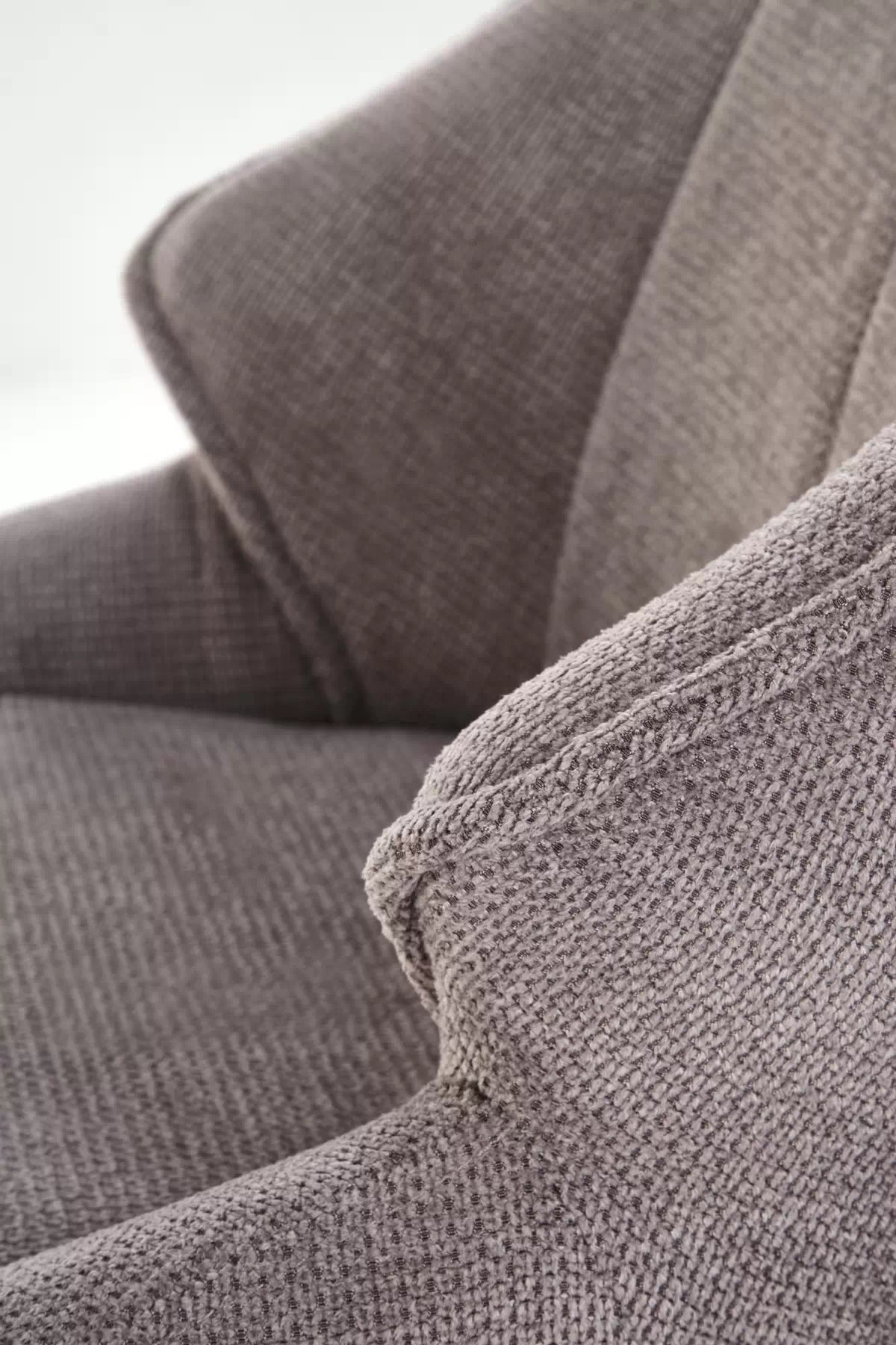 Barová židle H122 - popelavá pletenina Vardo 11 / černé nohy h122 Barová židle Nohy - černá, Sedák - popelavá