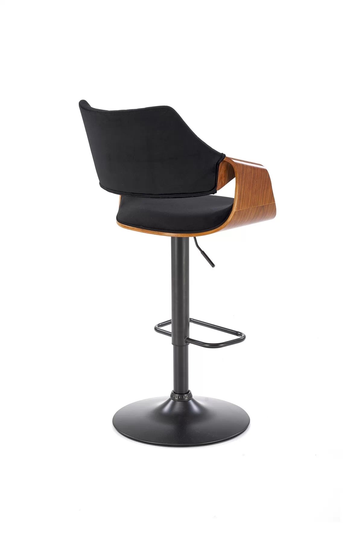 Barová stolička H124 - čierny / orieškový h124 Barová stolička Čierny / orieškový