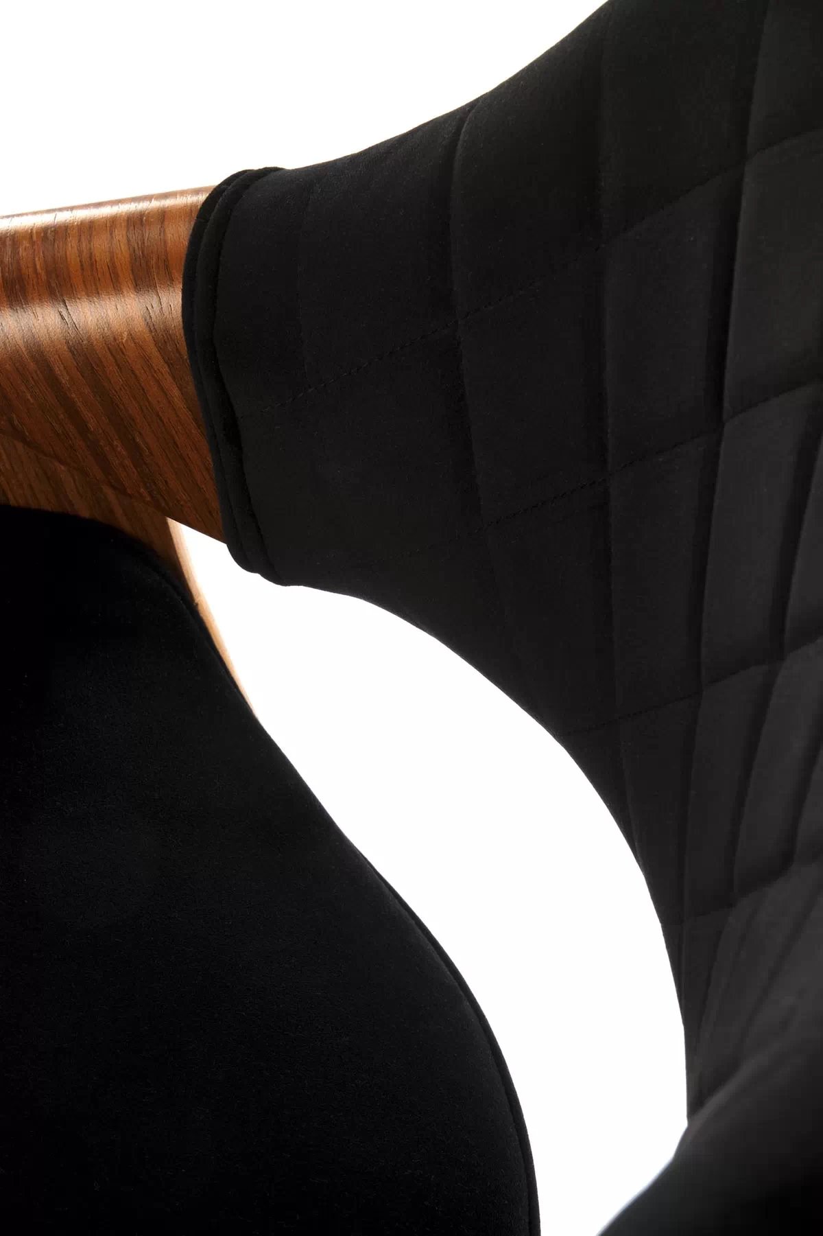 Barová stolička H124 - čierny / orieškový h124 Barová stolička Čierny / orieškový