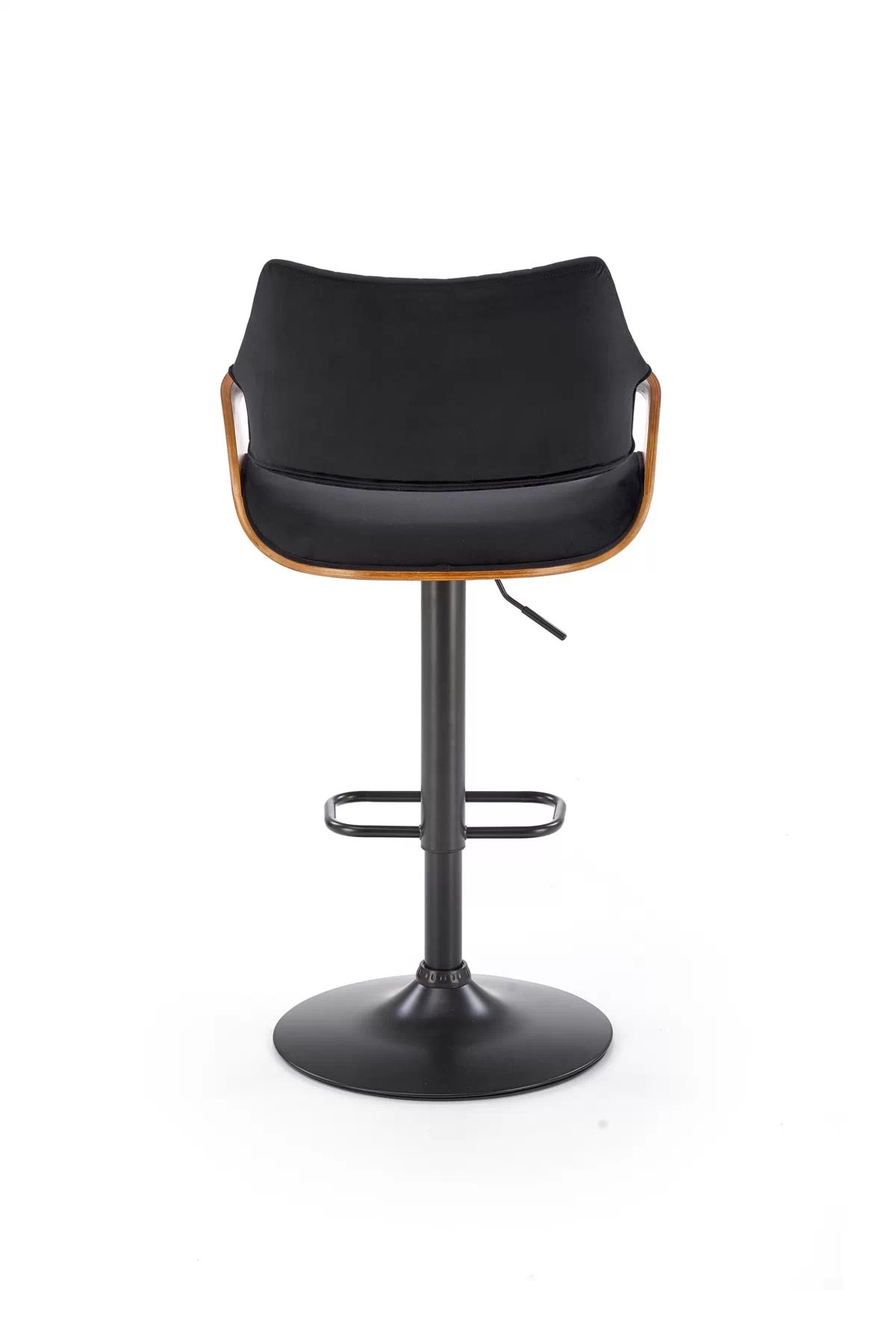 Barová stolička H124 - čierny / orieškový h124 Barová stolička Čierny / orieškový
