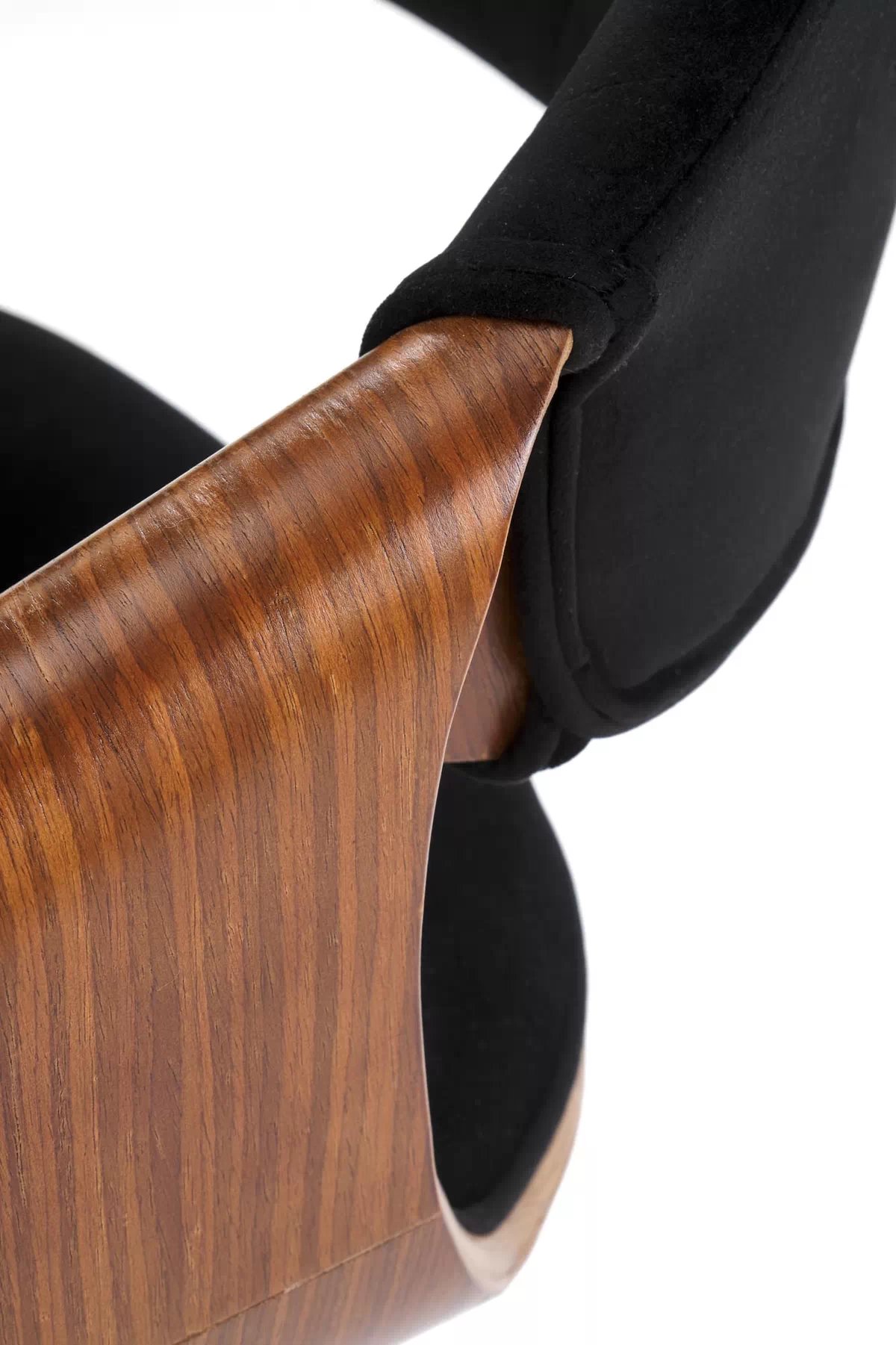 Barová stolička H124 - čierny / orieškový h124 Barová stolička Čierny / orieškový