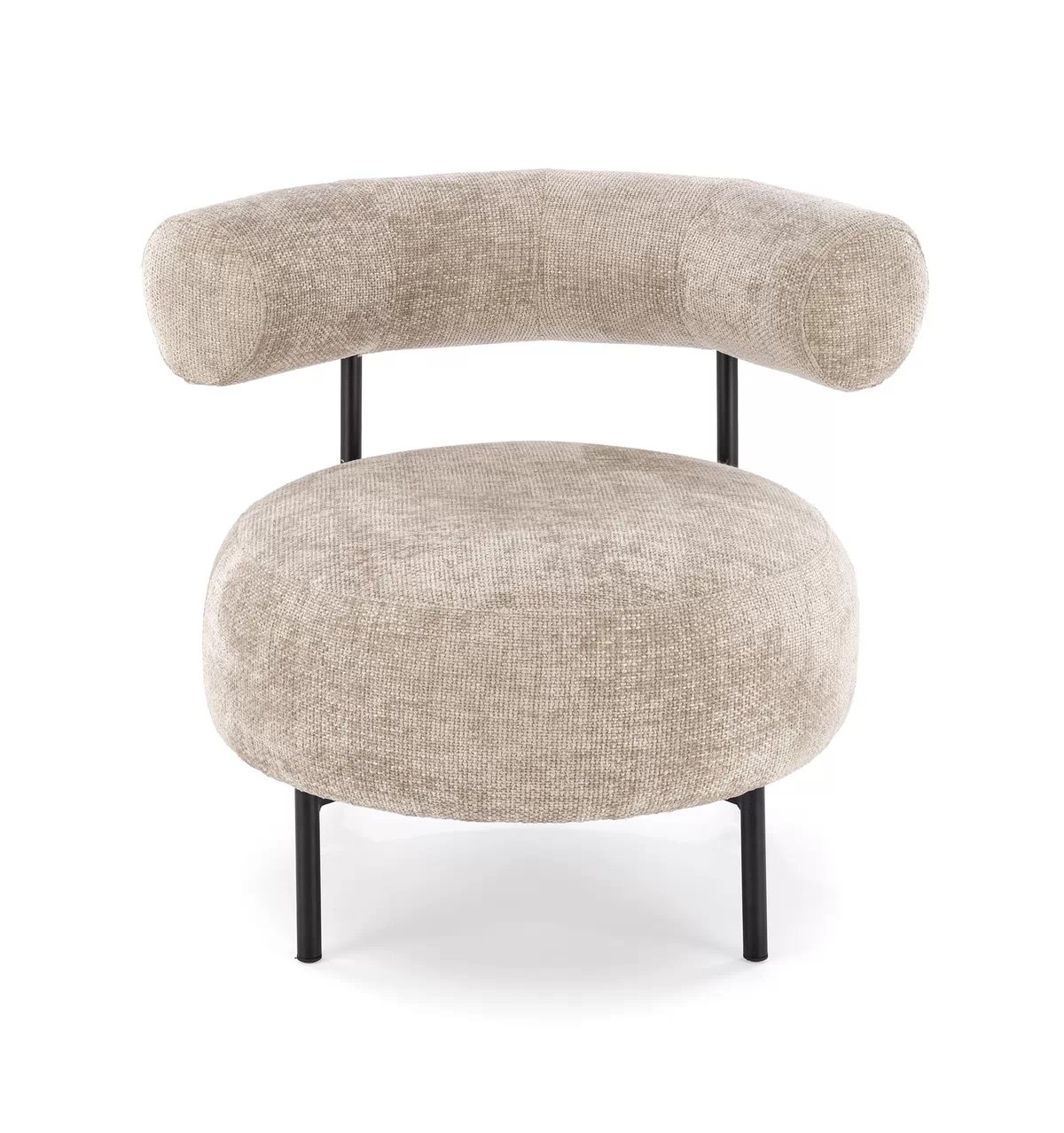 Křeslo Hazard - béžová Haga 30 / černé nožky hazard Křeslo odpočinkové, béžová