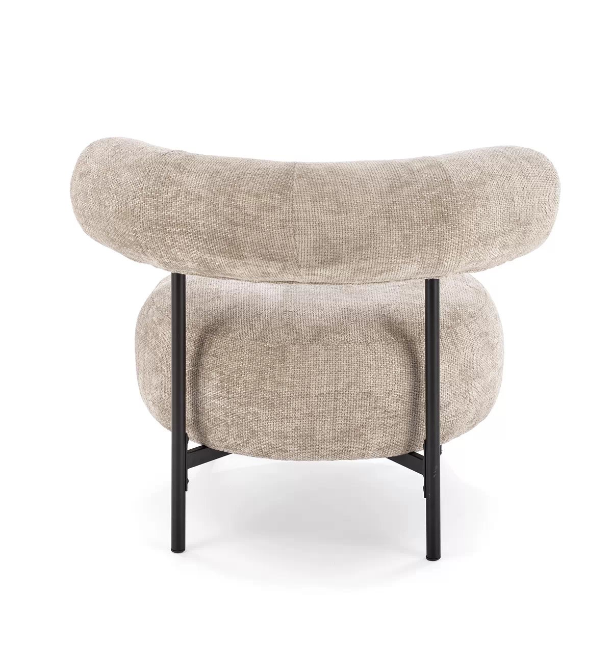 Křeslo Hazard - béžová Haga 30 / černé nožky hazard Křeslo odpočinkové, béžová