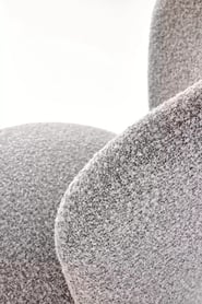 Barová židle s čalouněným sedákem Cavora - šedá / černá Barová židle s čalouněným sedákem cavora - popelavá / černá