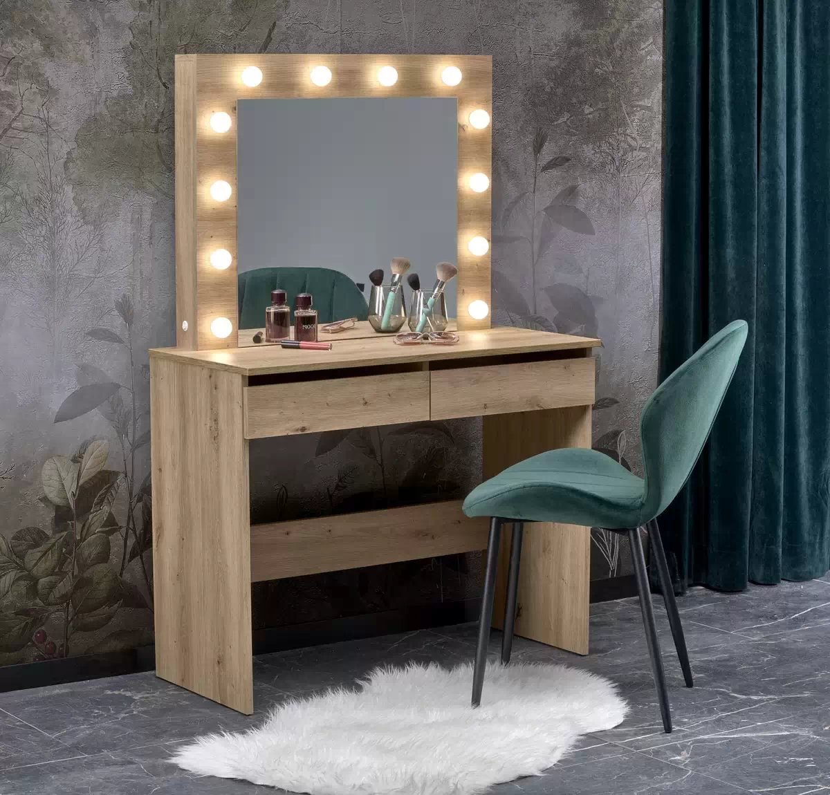 Toaletný stolík Velinio 95 cm - dub artisan hollywood Toaletný Stolík Dub artisan (2p=1szt)