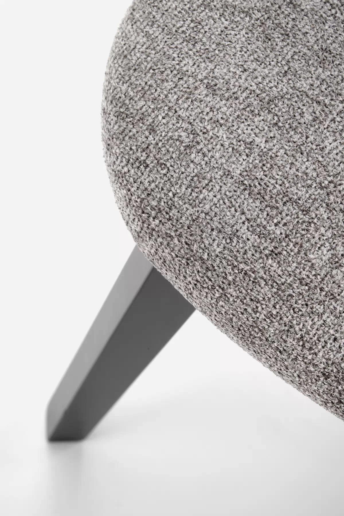 Jedálenská stolička Hylo - čierna / šedá pletenina Serta 12 hylo Stolička popol / tap: serta 12