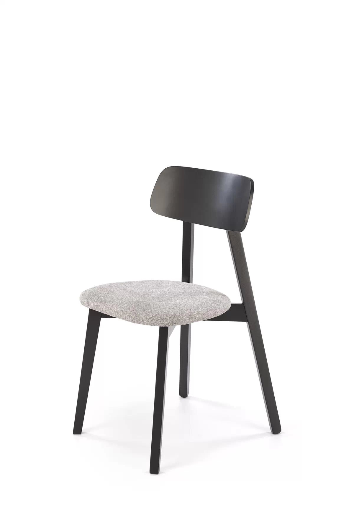 Jedálenská stolička Hylo - čierna / šedá pletenina Serta 12 hylo Stolička popol / tap: serta 12