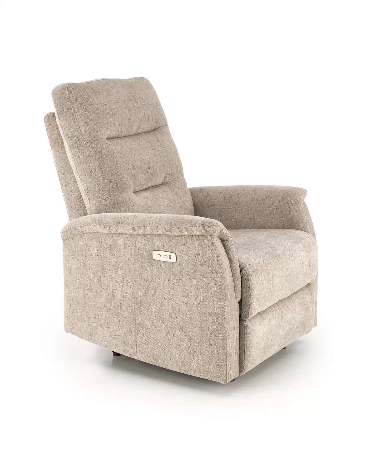 Rozkládací křeslo Zayel - béžový šenil Odin 28 jamal Křeslo odpočinkové béžová