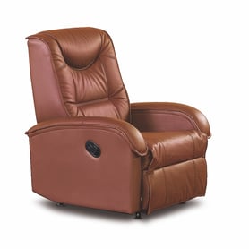 Fotoliu de relaxare Jeff Eco-piele/Brown