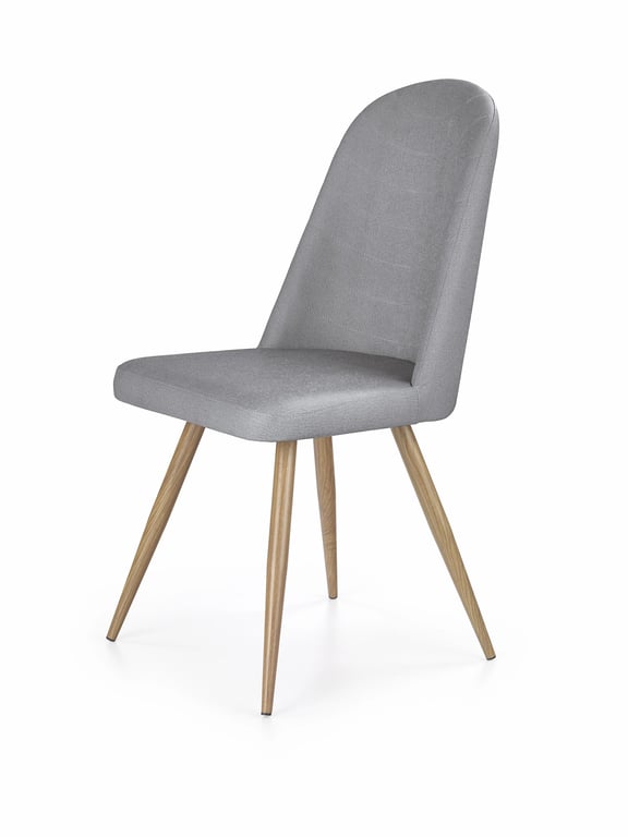 Scaun K214 - scaun gri / stejar miere k214 Židle popel / Dub medový