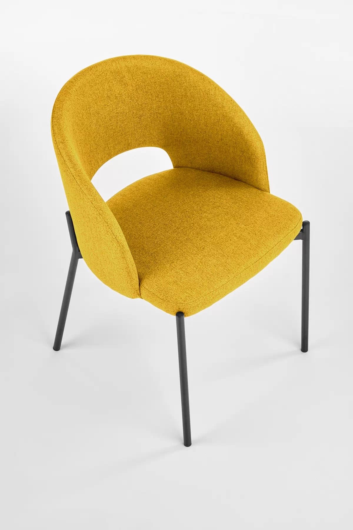 Čalouněná židle Kalios - hořčicový samet k373 židle hořčice(1p=2szt)