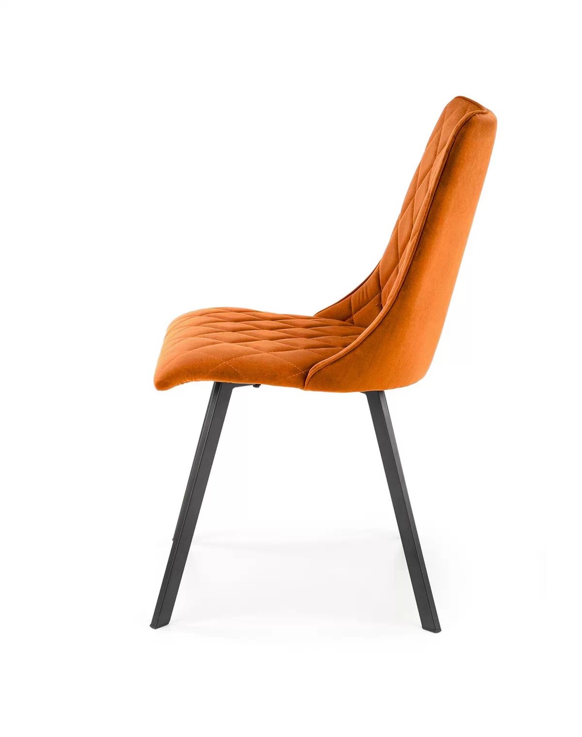 Čalouněná židle Tobs - skořicový samet Bluvel 4215 k450 židle skořicová (1p=4szt)