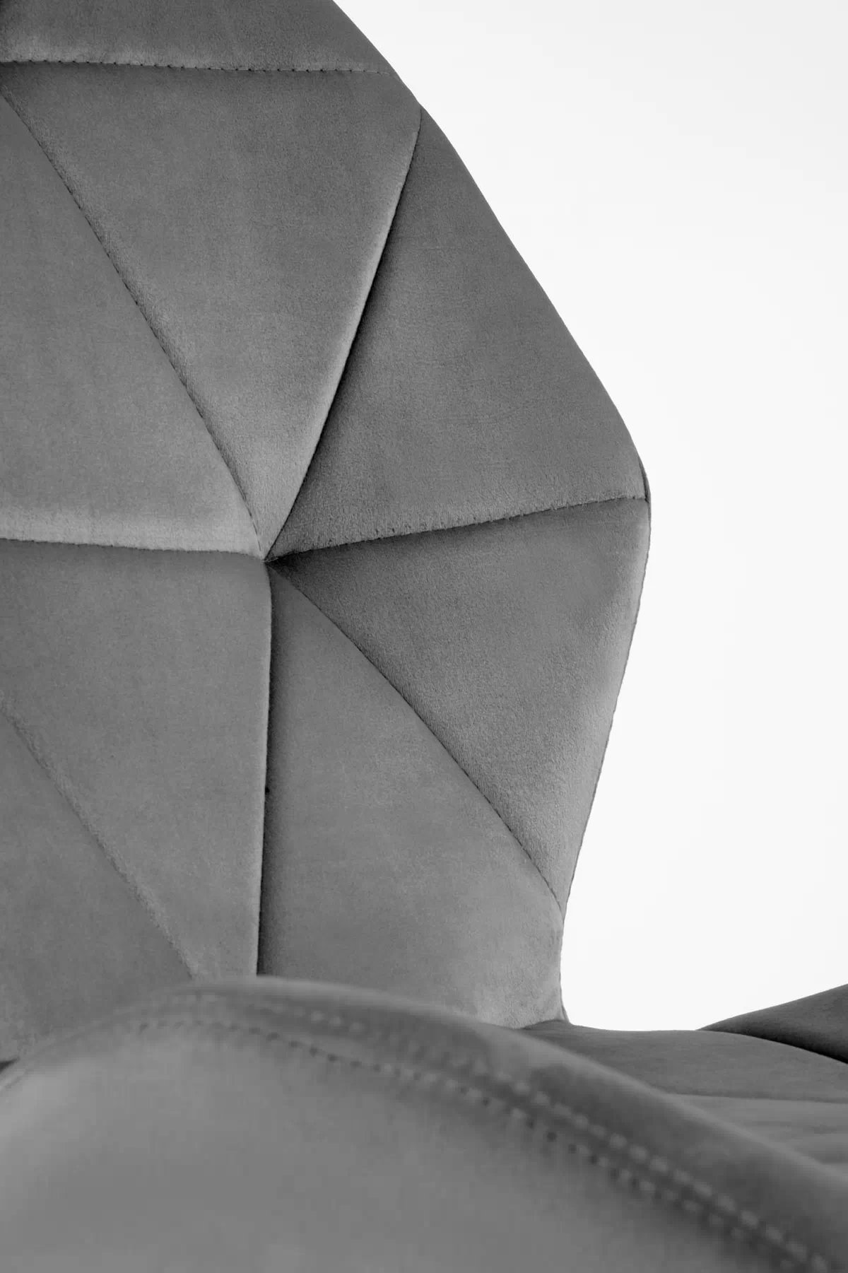 Čalouněná židle Jasminio - šedý samet Bluvel 14 k453 Židle Popelavá