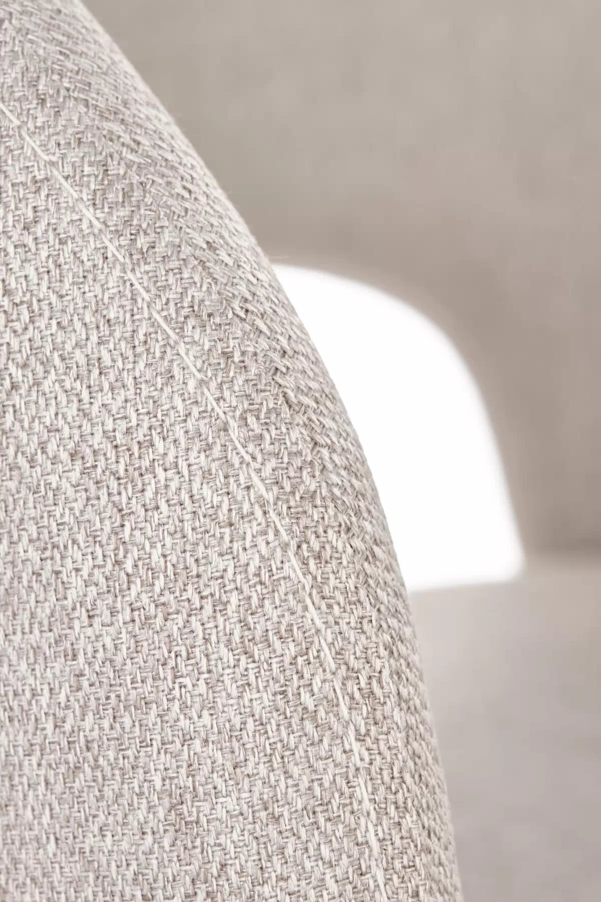 Čalouněná židle Nerio - béžová / bílé nohy k486 Židle béžový