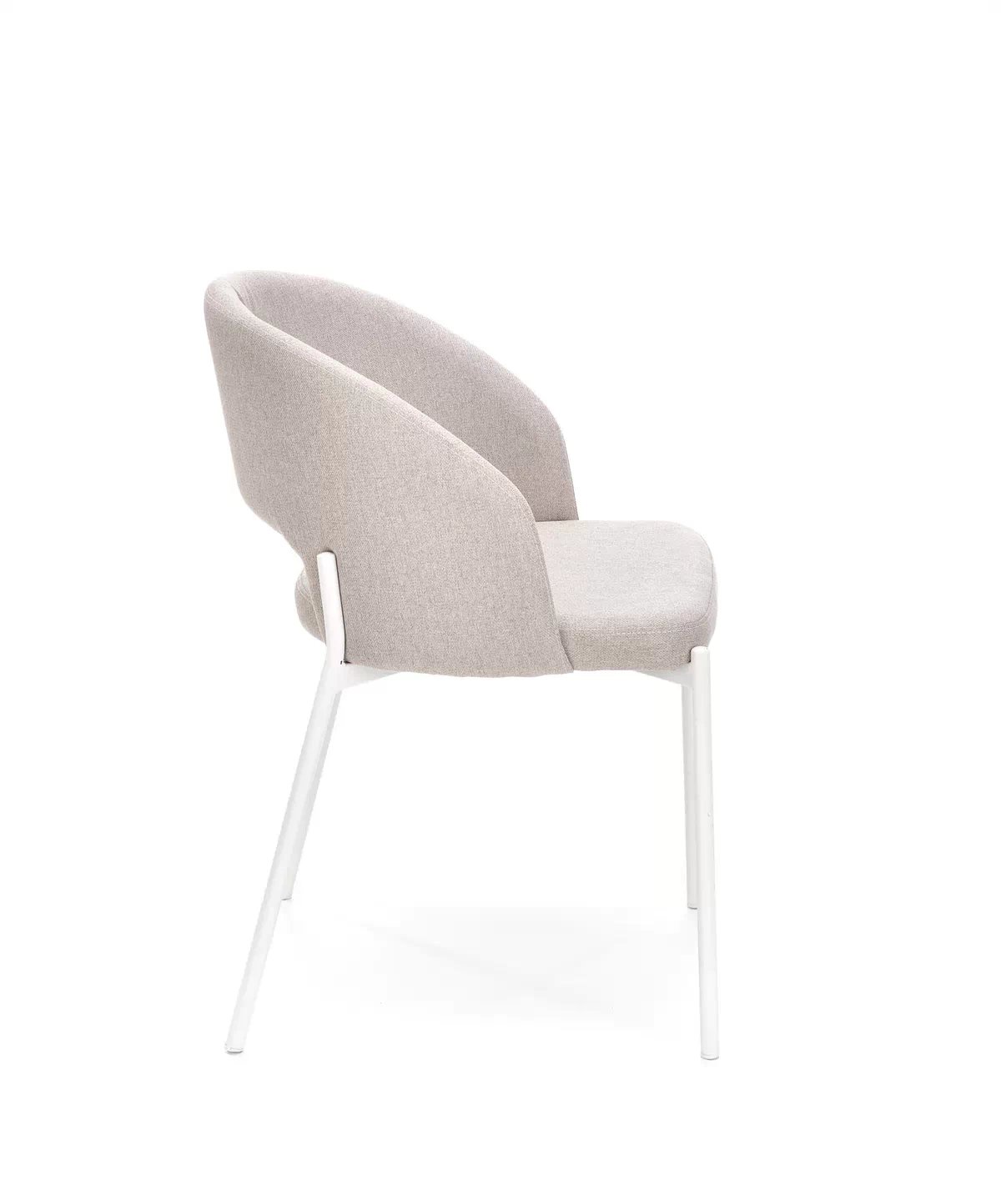 Čalouněná židle Nerio - béžová / bílé nohy k486 Židle béžový