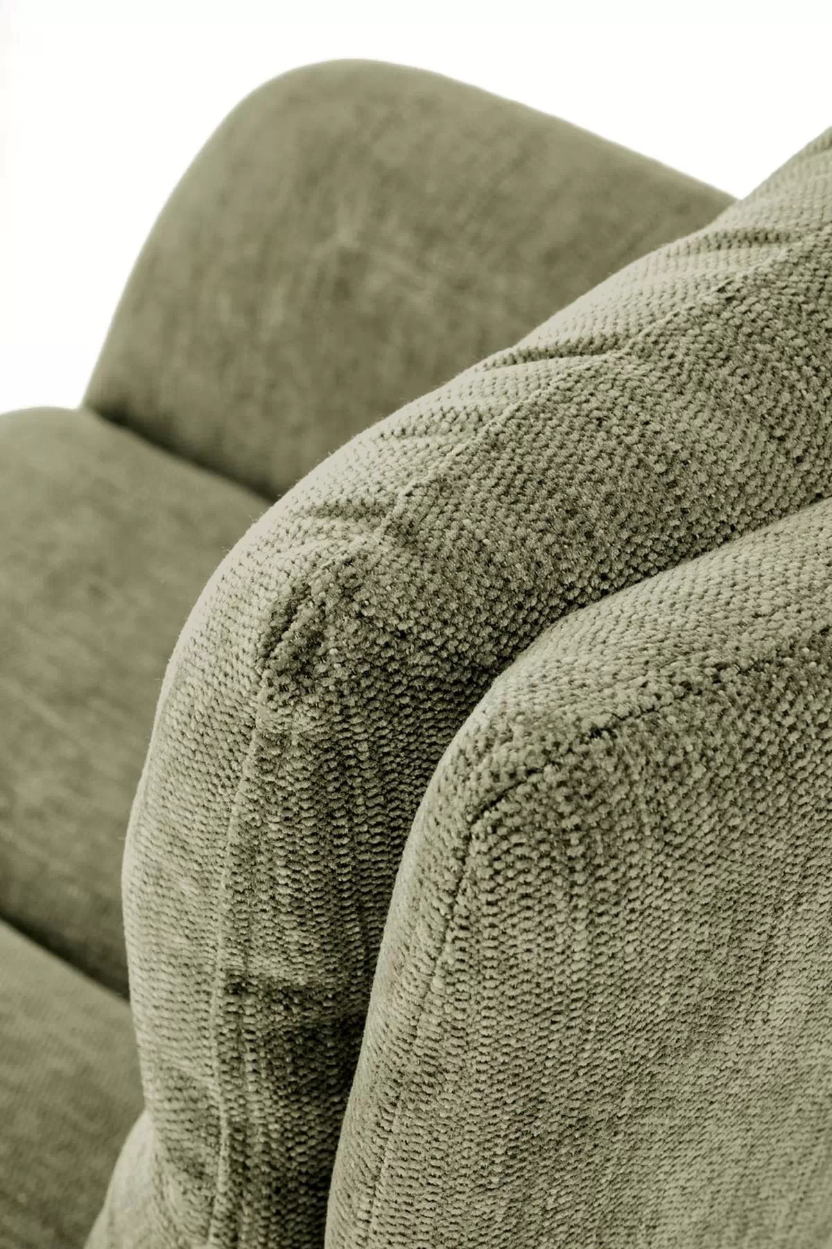 Otočná čalúnená stolička Klopi - olivový šenil Odin 77 / čierne nohy k495 Stolička Olivový (1p=2szt)