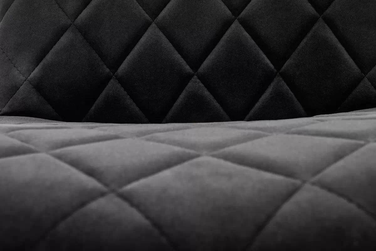 Čalouněná židle Tasco - černý samet / černé nohy k525 židle černá (1p=4szt)