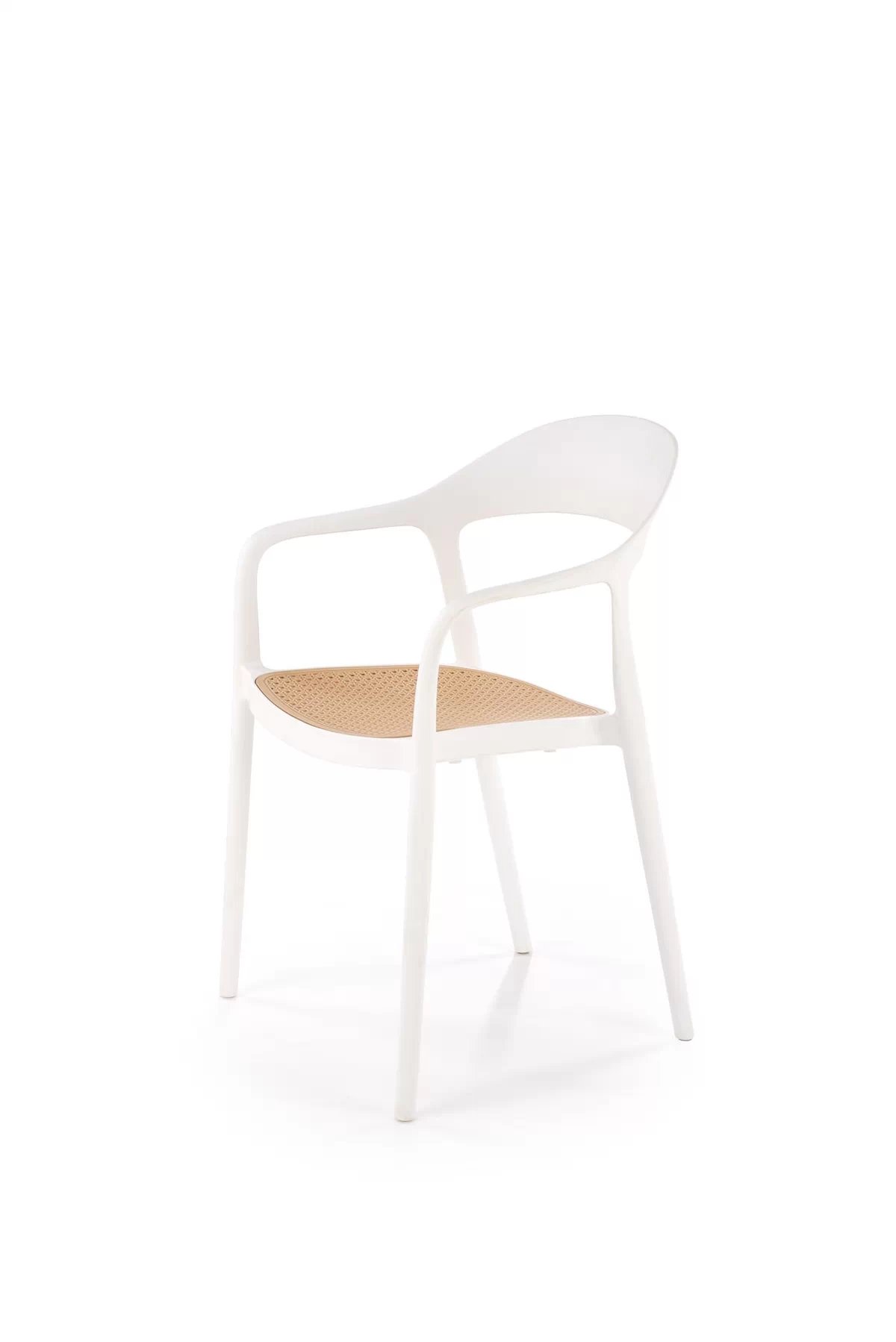 Jídelní židle Veltro - bílá / přírodní k530 židle bílá / přírodní