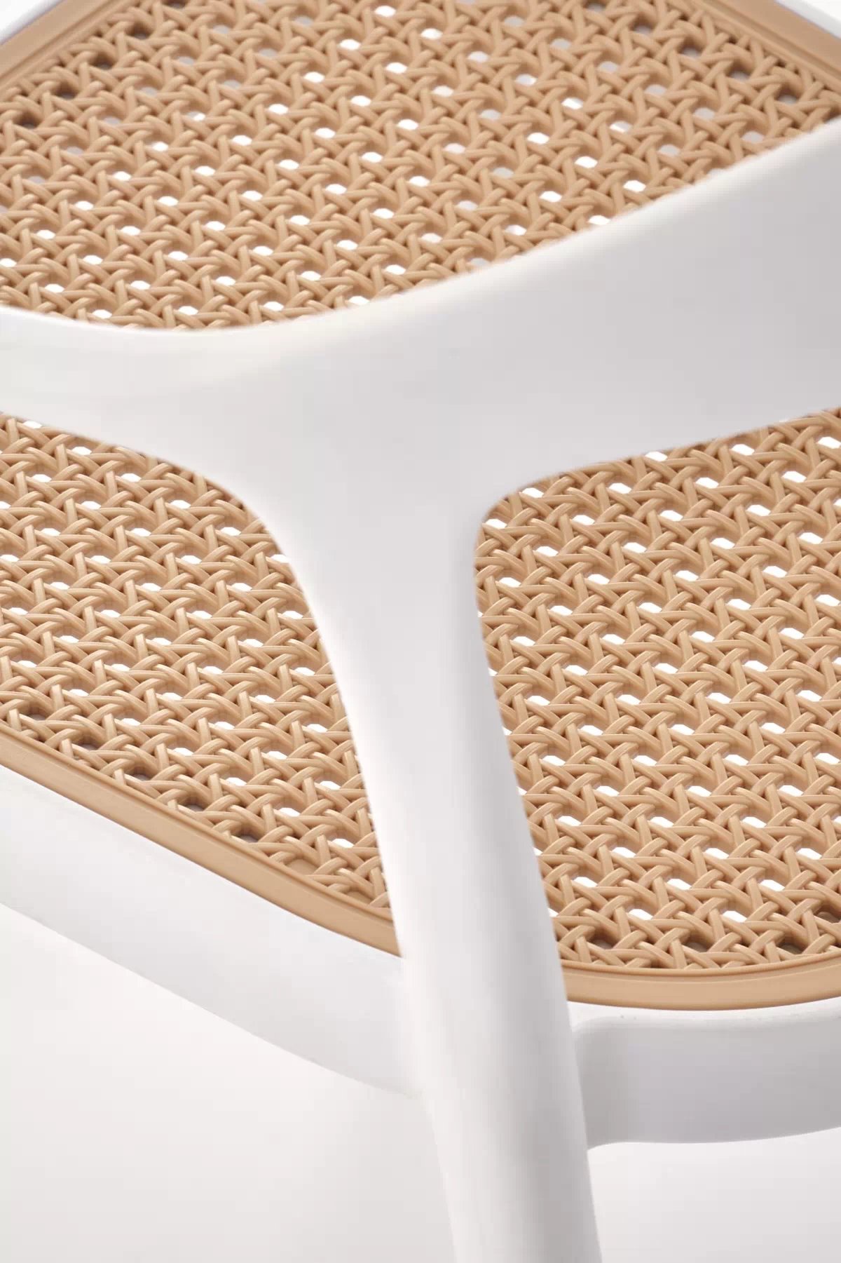 Jídelní židle Veltro - bílá / přírodní k530 židle bílá / přírodní