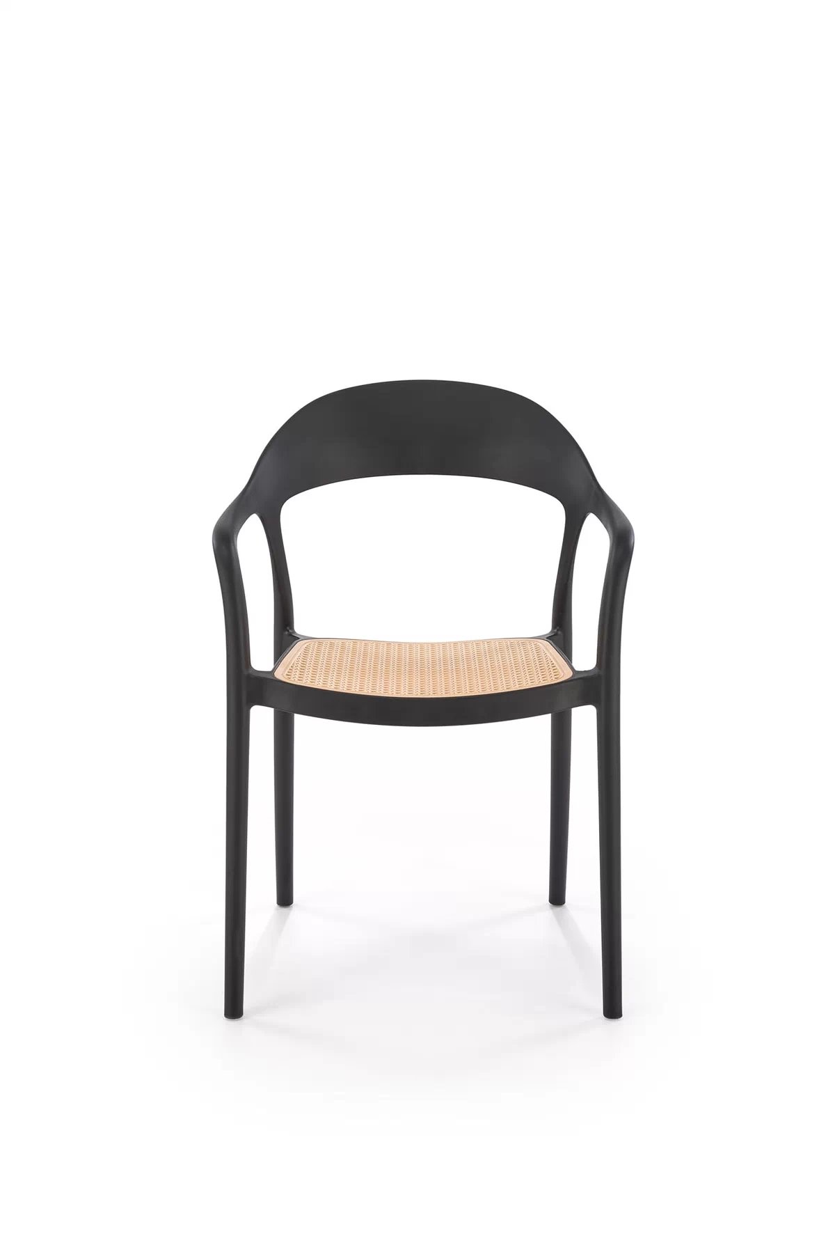 Jedálenská stolička Veltro - čierna / prírodná k530 Stolička Čierny / prírodné