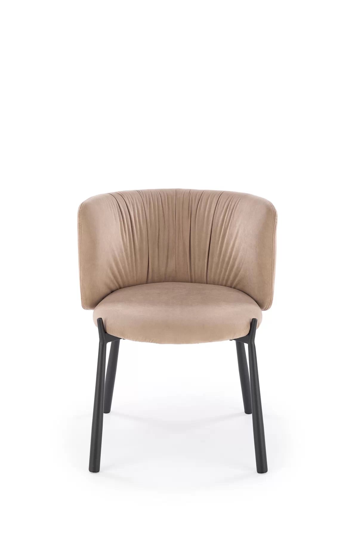 Jídelní židle K531 - béžový samet Mavel 28 / černé nohy k531 židle béžová