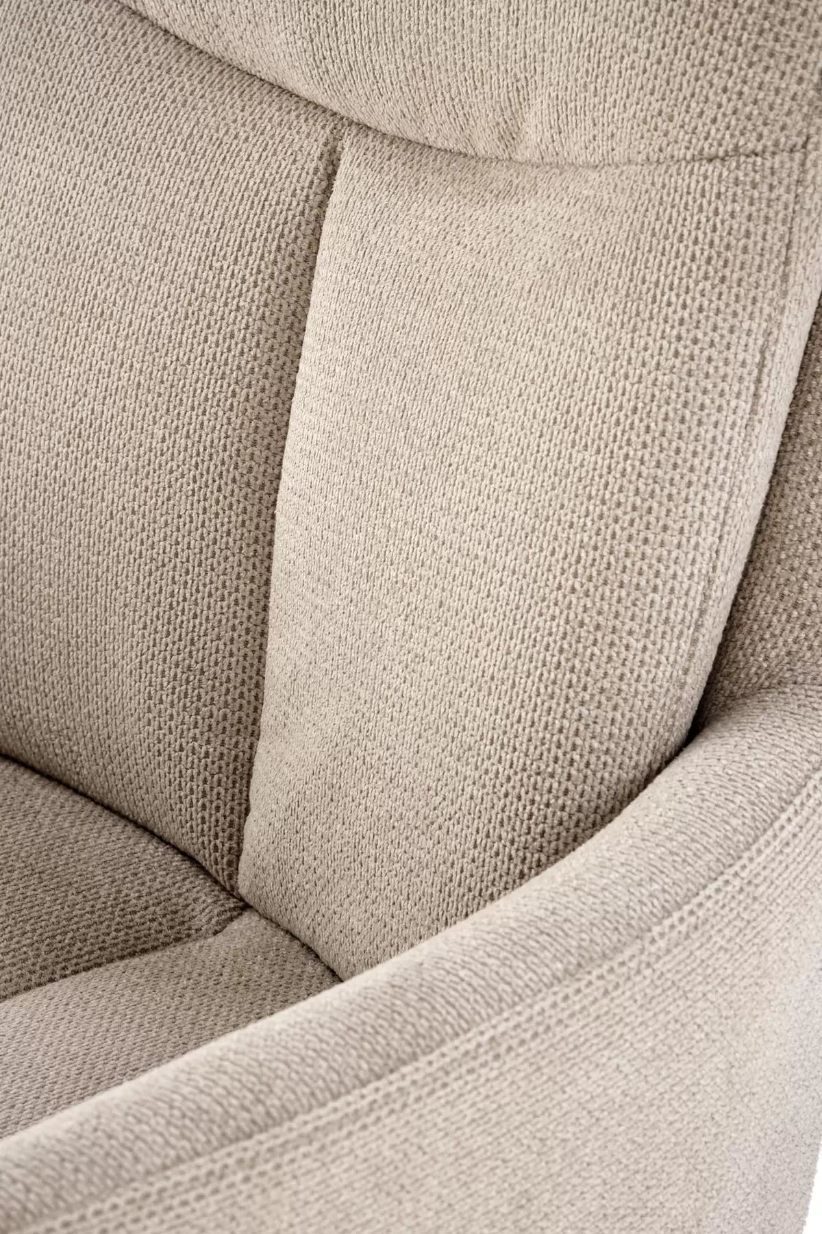 Otočná čalouněná židle Cario - béžová tkanina Vardo 28 / černé nohy k536 židle béžová