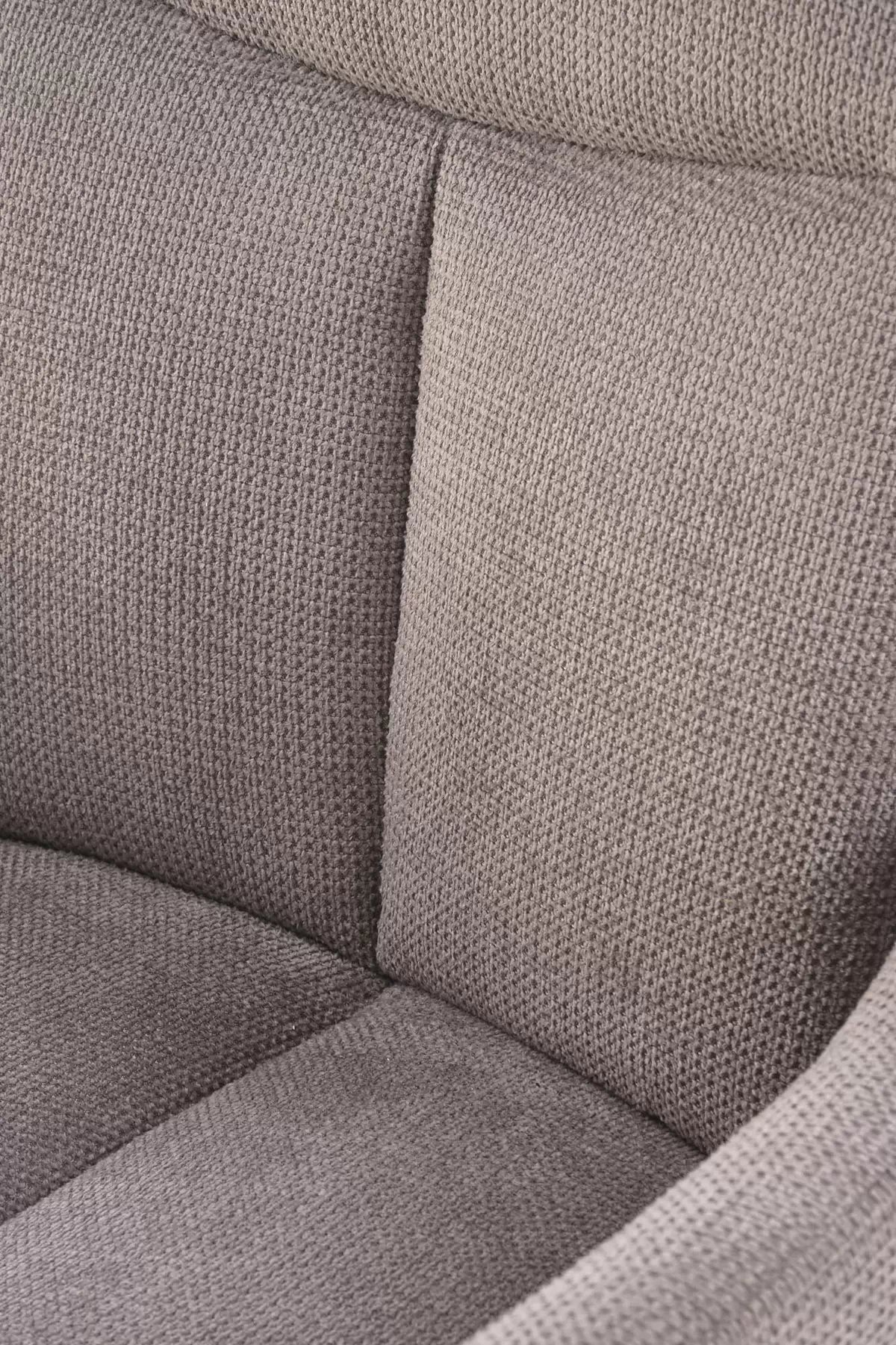 Otočná stolička čalúnená Cario - sivá pletenina Vardo 11 / čierne nohy k536 Stolička Popolový