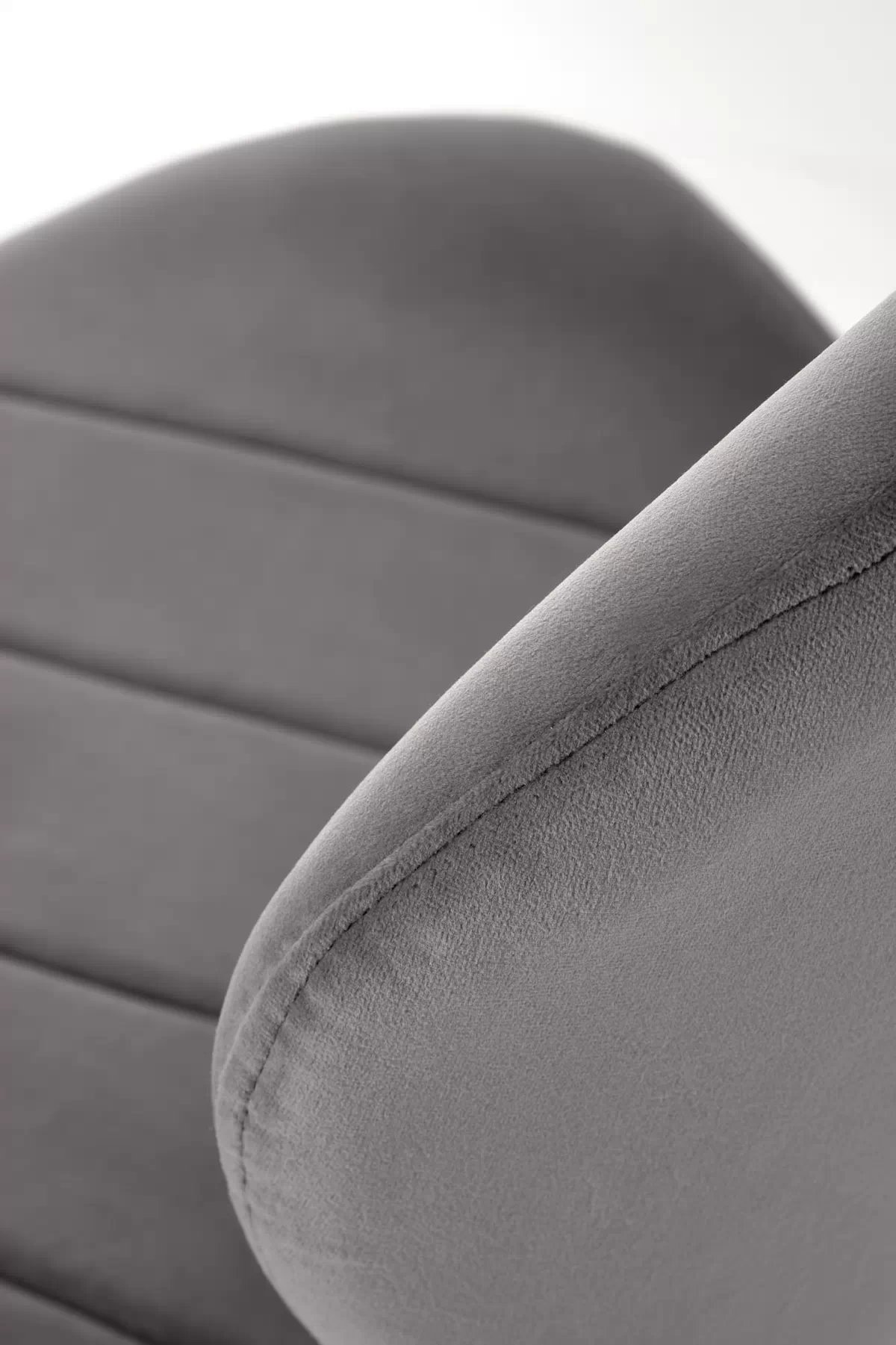 Jídelní židle K538 - popelavý samet Bluvel 14 / černé nohy k538 židle popelavá