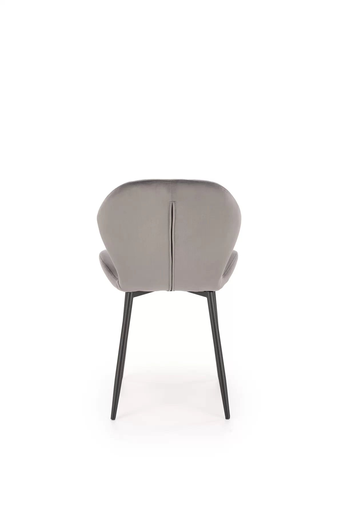 Jídelní židle K538 - popelavý samet Bluvel 14 / černé nohy k538 židle popelavá